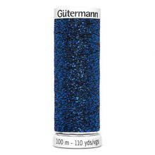 Gütermann Sparkly blauw naaigaren - 100 meter - col. 9913
